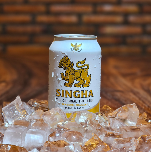 SINGHA BEER CAN 330ML